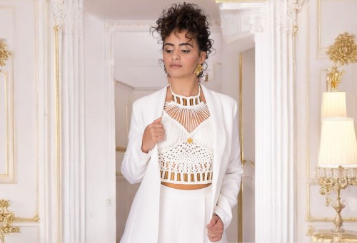 Gaëlle-Chevalier-Robe-Mariée-Macramée Robe de mariage sur-mesure, couture et macramé